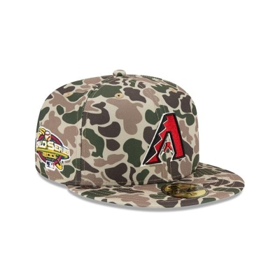 Sapca New Era Arizona Diamondbacks MLB Duck Camo 59FIFTY Fitted - Verzi